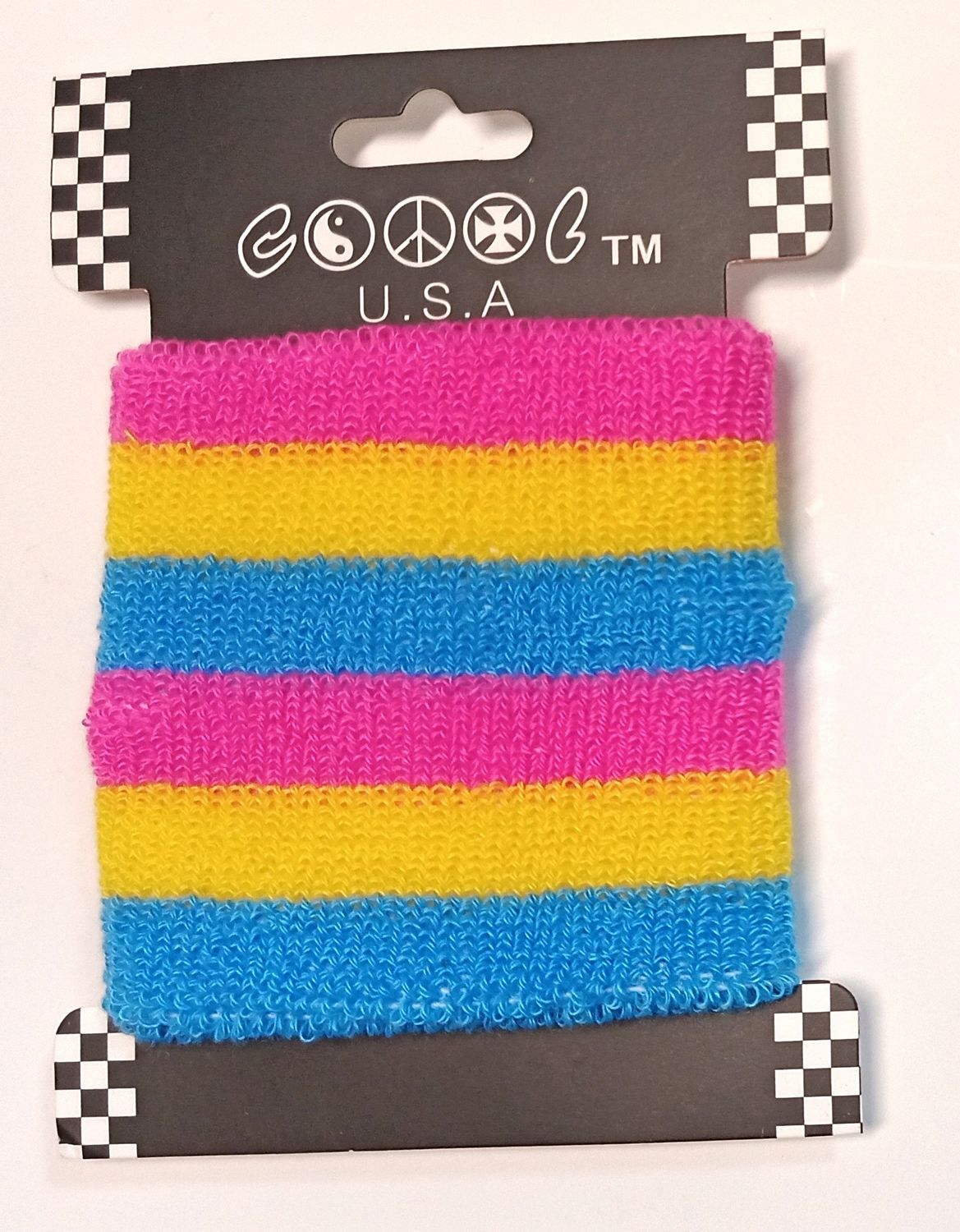 PANSEXUAL PRIDE TERRY CLOTH WRISTBAND