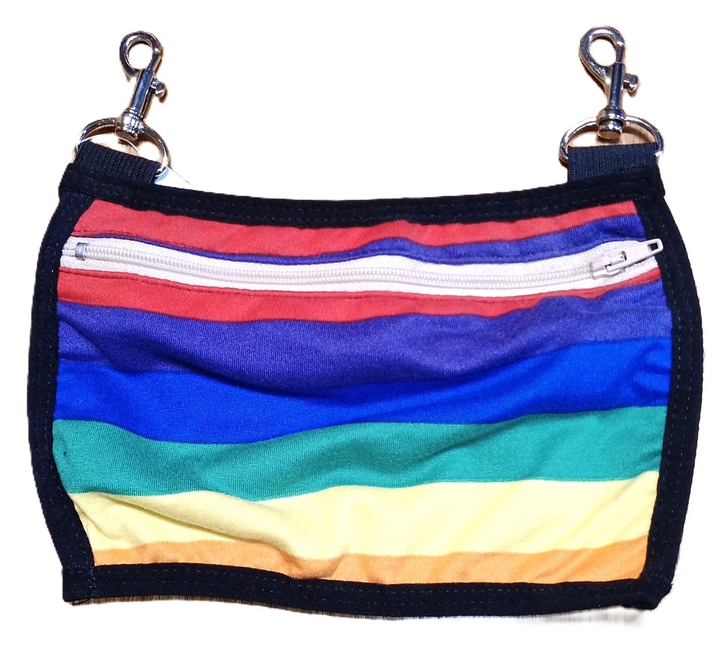KNOBS SAN FRANCISCO MADE RAINBOW CLIP BAG