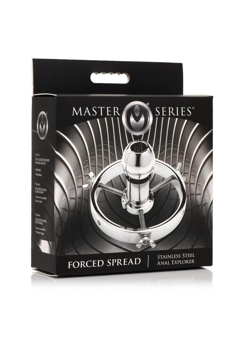 MASTER SERIES FORCED SPREAD STAINLESS STEEL ANAL EXPANDER