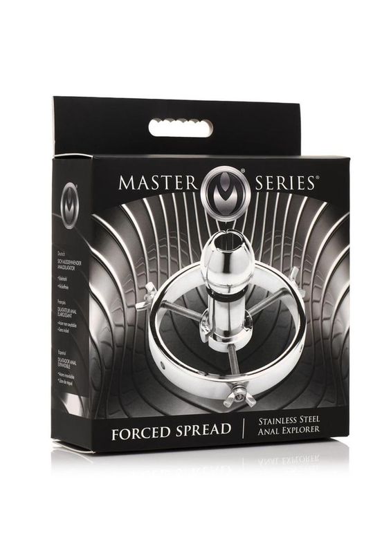 MASTER SERIES FORCED SPREAD STAINLESS STEEL ANAL EXPANDER
