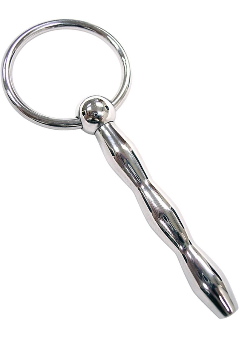 ROUGE RIBBED URETHRAL PROBE STAINLESS STEEL
