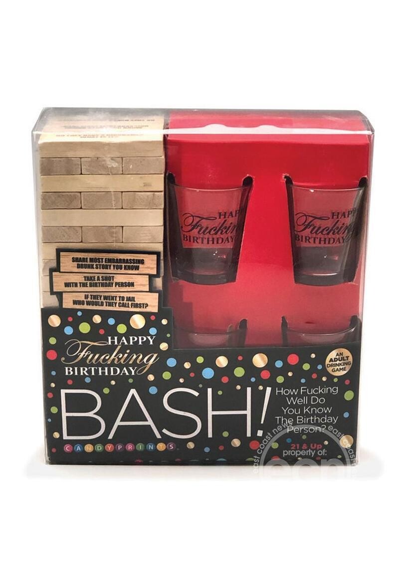 HAPPY F'N BIRTHDAY BASH DRINK GAME (DISC.)