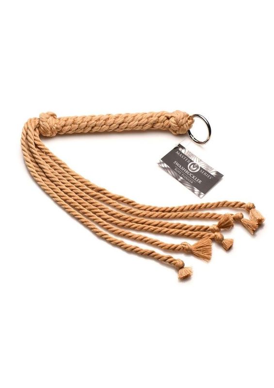 Master Series Swashbuckler Rope Flogger Tan