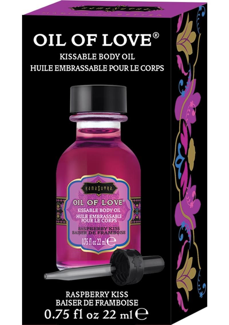 KAMA SUTRA OIL OF LOVE .75oz, Flavor: RASPBERRY KISS