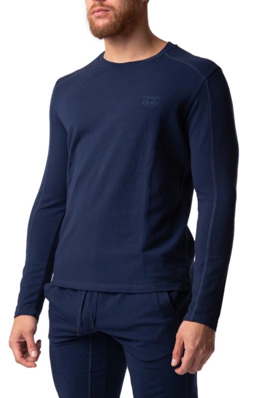 NASTY PIG ALPHA LONG SLEEVE SHIRT MIDNIGHT NAVY