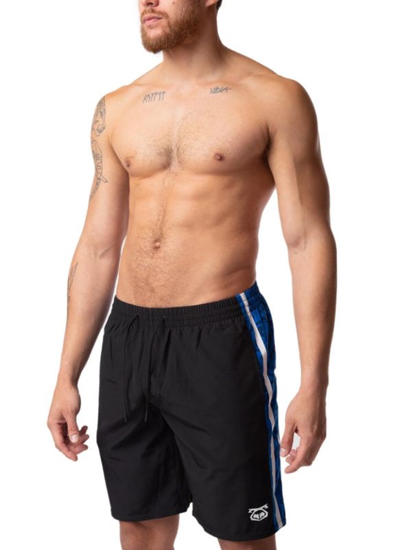 NASTY PIG REPLAY BOARD SHORT BLACK/PRINCE BLUE