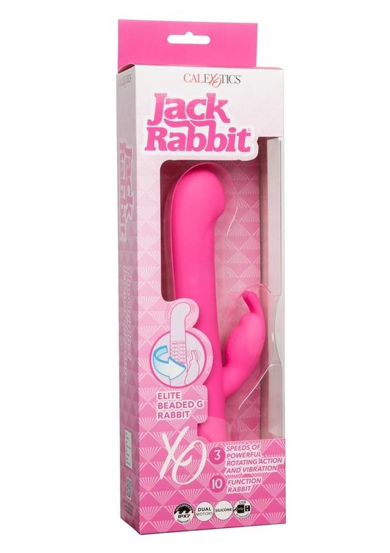 JACK RABBIT ELITE BEADED G RABBIT PINK