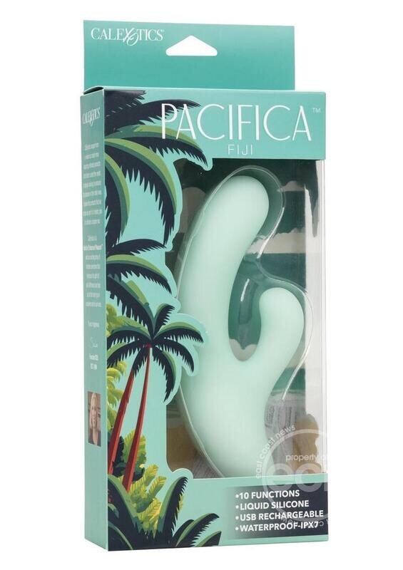 PACIFICA FIJI GREEN SILICONE VIBRATOR