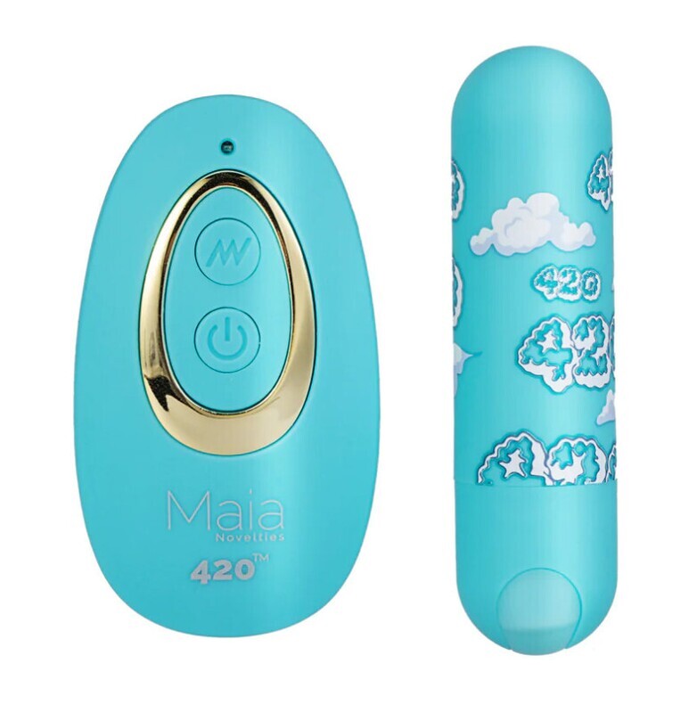 MAIA JESSI 420 RECHARGEABLE MINI BULLET WITH REMOTE 