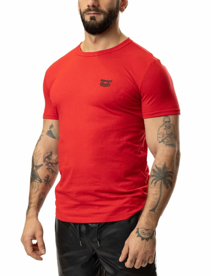 NASTY PIG BRANDMARK TEE RED, Size: SMALL