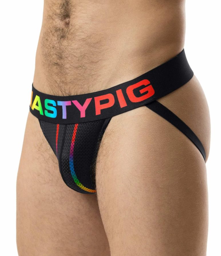 NASTY PIG PRIDE JOCK STRAP 3.0 BLACK NASTY PIG PRIDE JOCK STRAP 3.0 BLACK