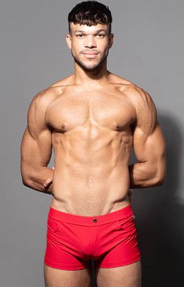 ANDREW CHRISTIAN RIVIERA TRUNK RED ANDREW CHRISTIAN RIVIERA TRUNK RED