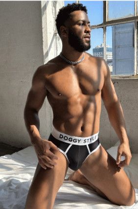 DOGGY STYLE BRIEF BLACK