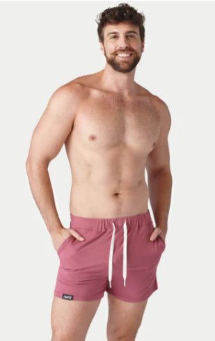 AWRY CLOUD SHORTS BLUSH RED, Size: SMALL