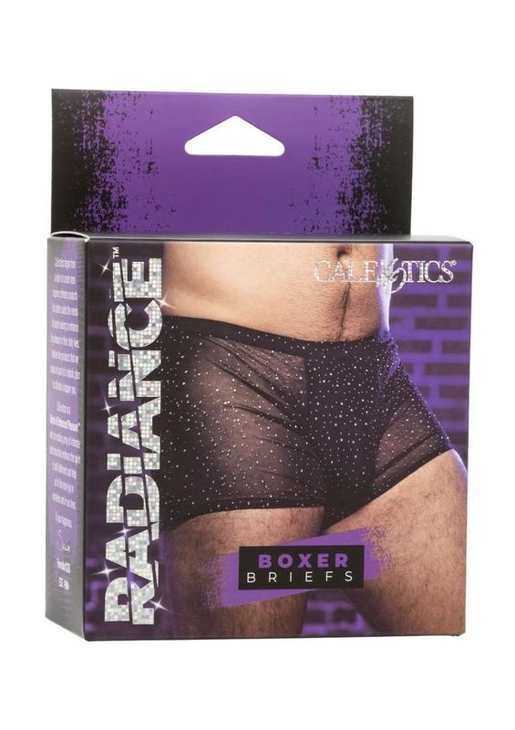 RADIANCE BLACK BOXER BRIEFS