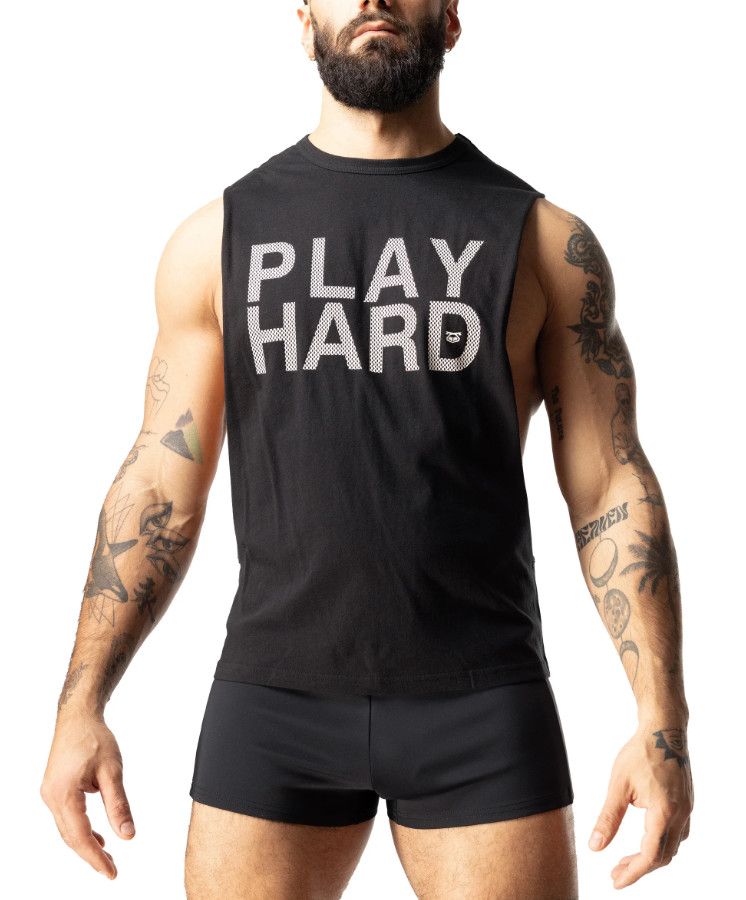 NASTY PIG PLAY HARD SHREDDER TANK TOP, Size: SMALL