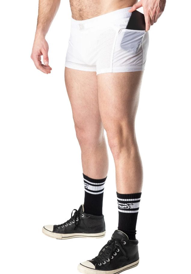 NASTY PIG BARE TRUNK SHORT WHITE, Size: SMALL