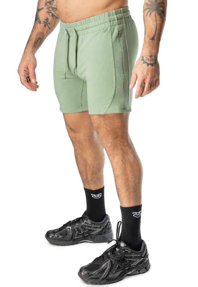 NASTY PIG DELTA RUGBY SHORT HEDGE GREEN, Size: SMALL