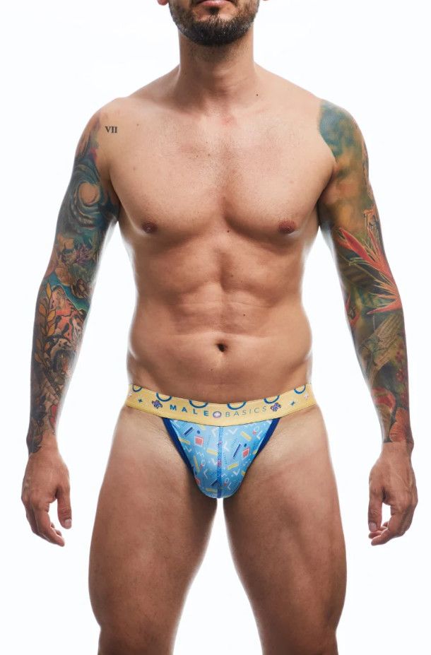 MALE BASICS HIPSTER JOCKSTRAP COMICS SPECTRUM, Size: SMALL
