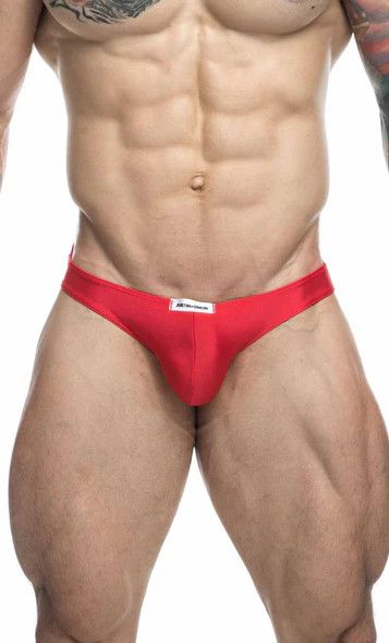 JUSTIN + SIMON CLASSIC BIKINI RED