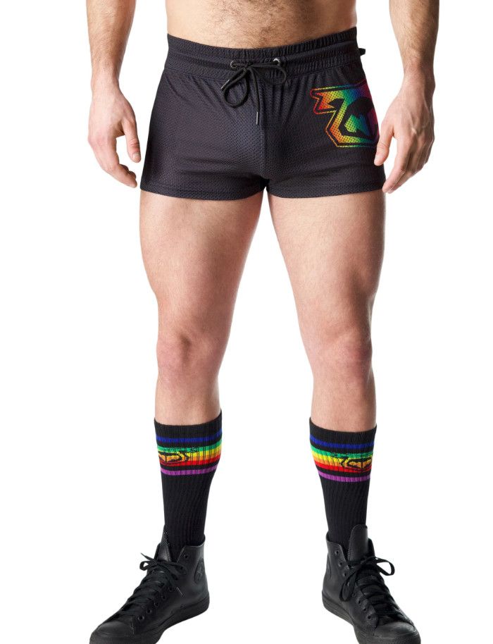 NASTY PIG PRISM PRIDE TRUNK SHORT BLACK NASTY PIG PRISM PRIDE TRUNK SHORT BLACK, Size: SMALL