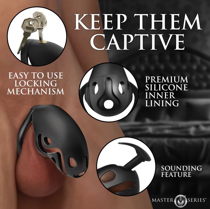 Master Series Captor Chastity Cage Master Series Captor Chastity Cage