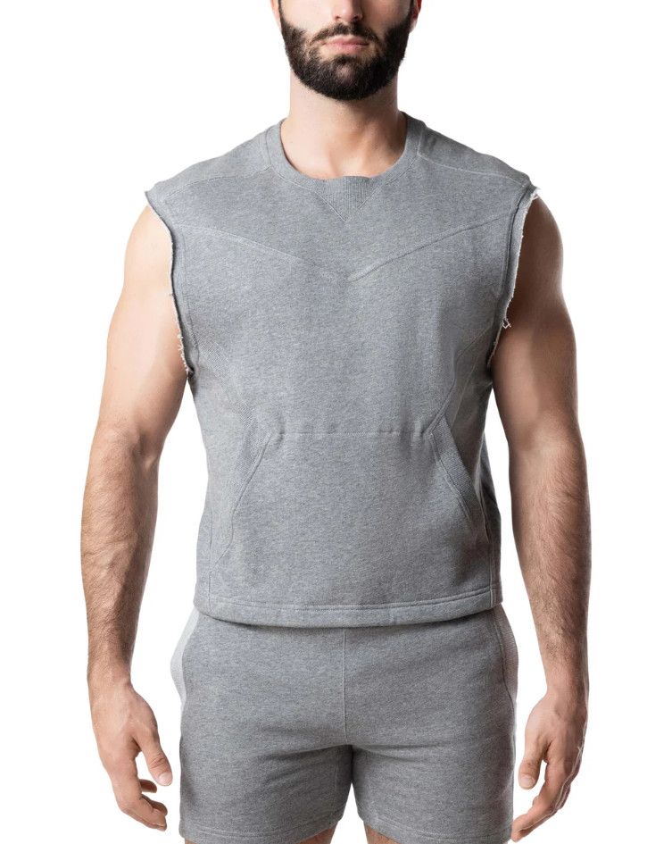 NASTY PIG NEXUS SLEEVELESS SHIRT DARK HEATHER, Size: SMALL