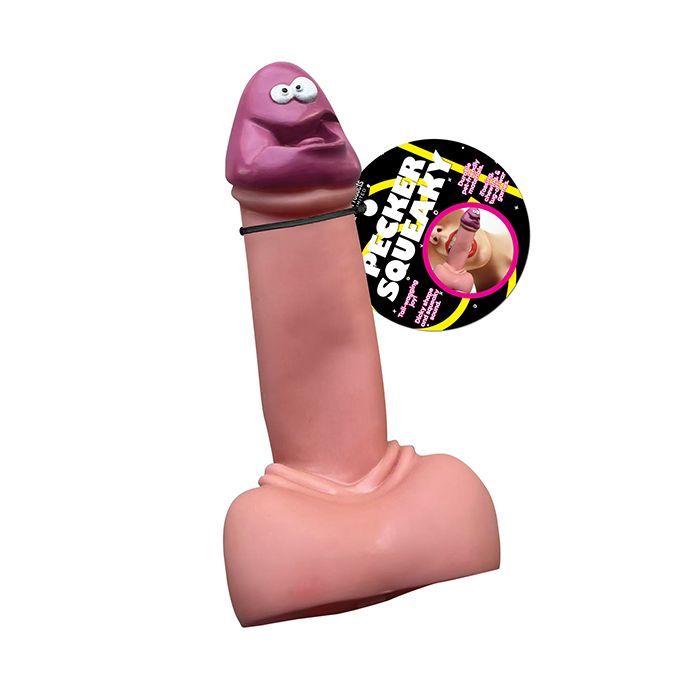 PECKER SQUEAKY TOY WITH SOUND BOX