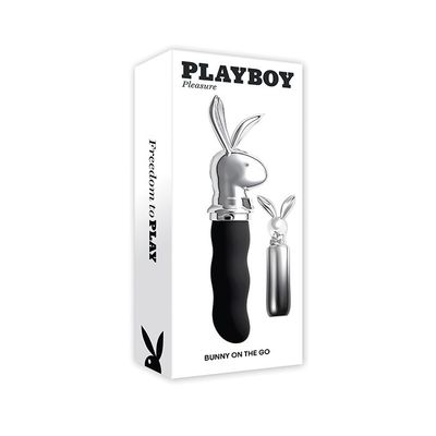PLAYBOY PLEASURE BUNNY ON THE GO VIBRATOR PLAYBOY PLEASURE BUNNY ON THE GO VIBRATOR