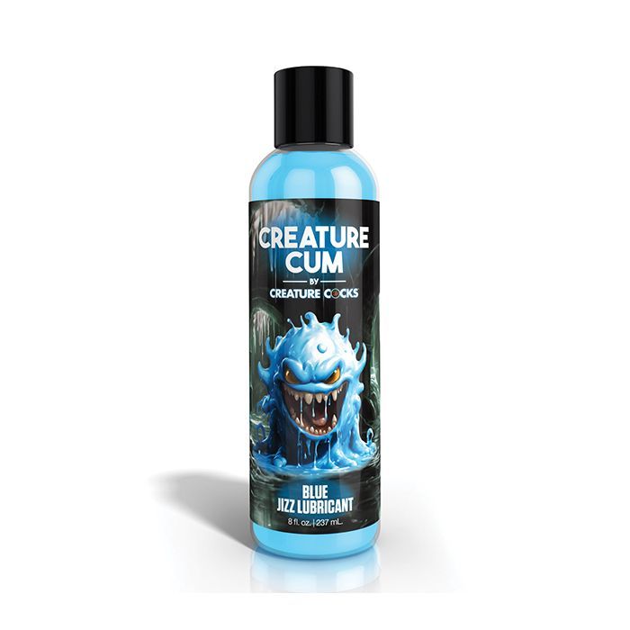 CREATURE COCKS CREATURE CUM BLUE WATER BASED LUBRICANT CREATURE COCKS CREATURE CUM BLUE WATER BASED LUBRICANT, Size: 8oz