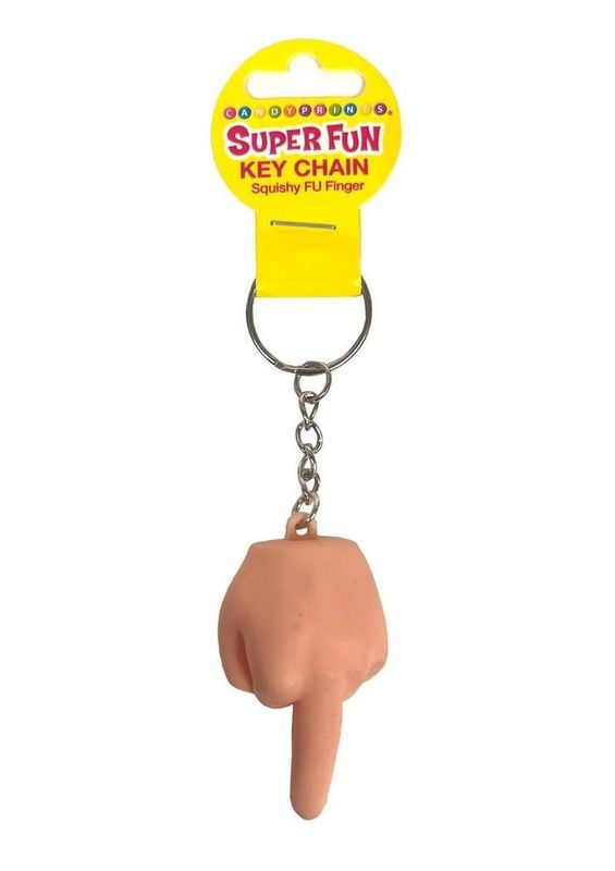 Last Fuck Squishy Middle Finger Key Chain