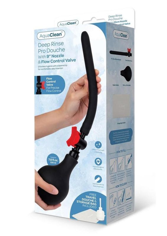 AquaClean Deep Rinse Pro Douche With Nozzle Black