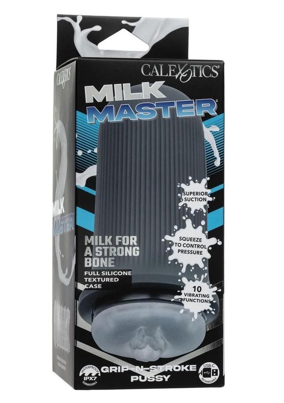 Milk Master Grip-N-Stroke Pussy Rechargeable Silicone Masturbator