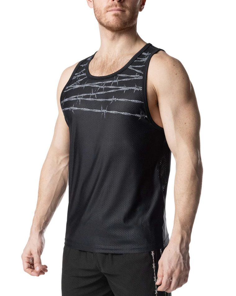 Nasty Pig Barbed Wire Tank Top Black Nasty Pig Barbed Wire Tank Top Black, Size: Small