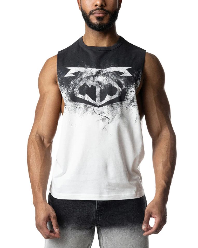Nasty Pig Oxidize Brandmark Shredder Tank Top Black & White Nasty Pig Oxidize Brandmark Shredder Tank Top Black & White, Size: Small