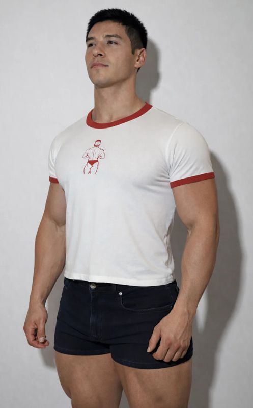 JJ Malibu Vintage Ringer Tee JUST BACK