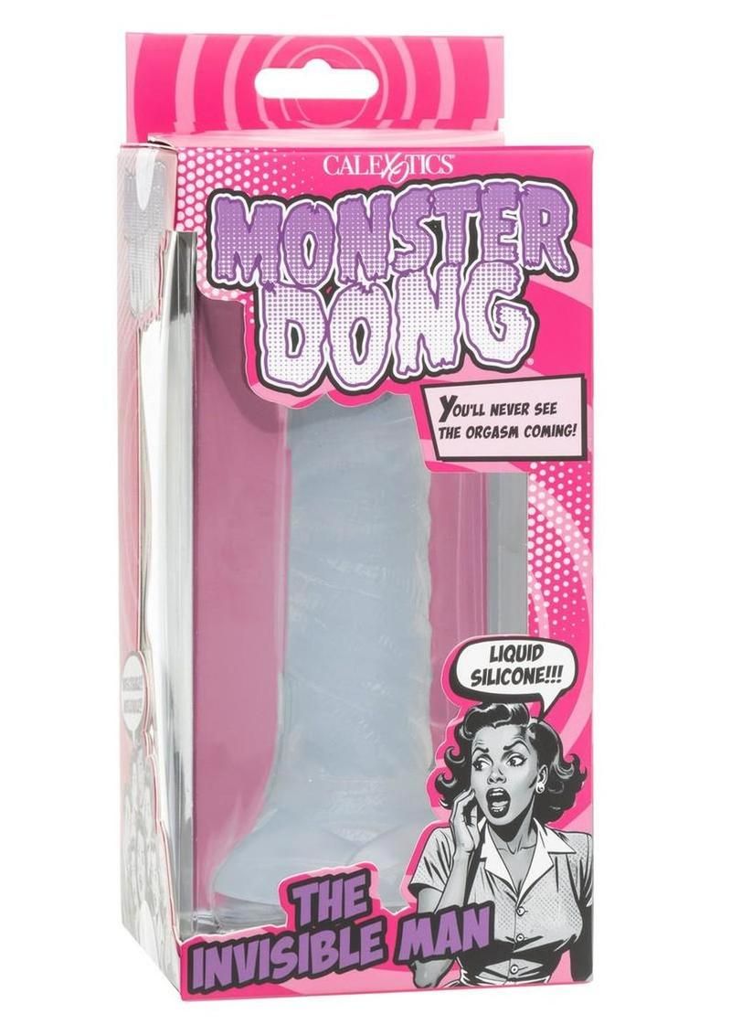 Monster Dong The Invisible Man Silicone Dildo 6in Clear Monster Dong The Invisible Man Silicone Dildo 6in Clear