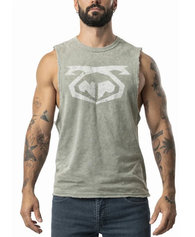 Nasty Pig Traverse Brandmark Shredder Tank Top Sage Green