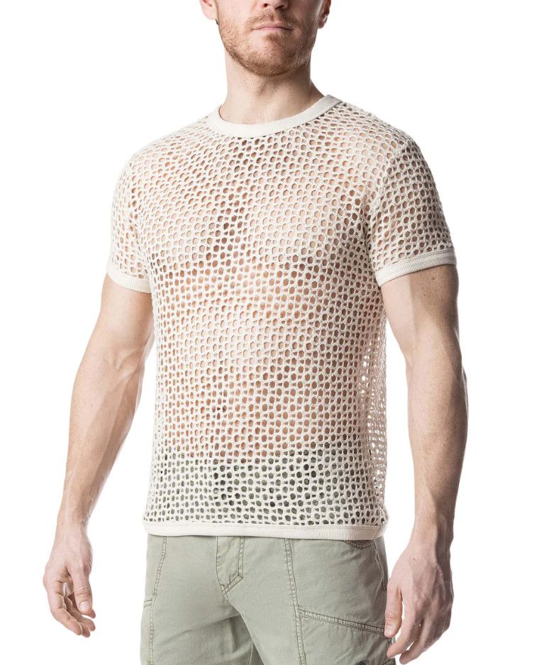 Nasty Pig Bare Knit Shirt Cream, Size: Small