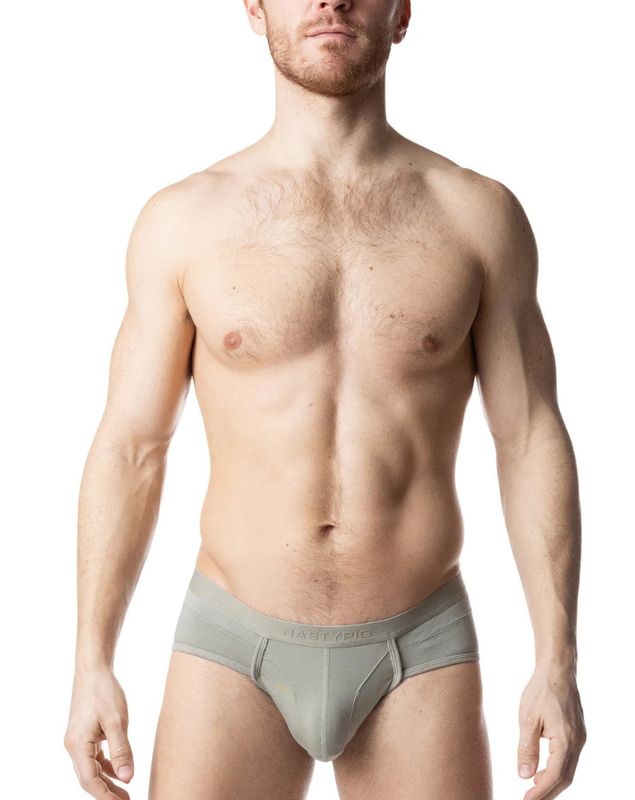 NASTY PIG INDULGE U-FRONT BRIEF SAGE GREEN