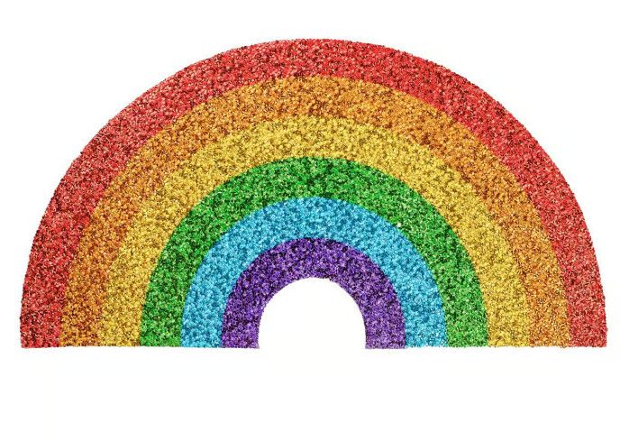 Luminous Rainbow Placemat