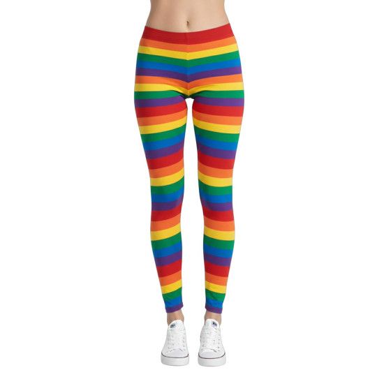 RAINBOW ADULT FOOTLESS TIGHTS