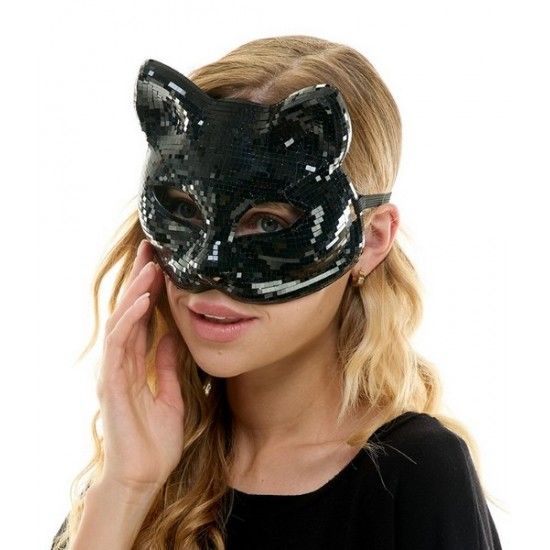 BLACK MIRROR CAT MASK