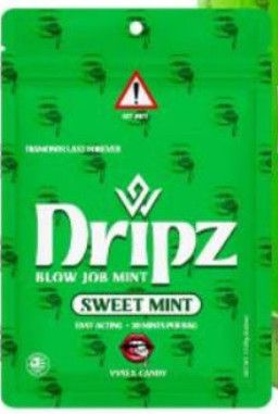 Dripz Blow Job Mints 30 Mints Per Bag, Flavor: Sweet Mint