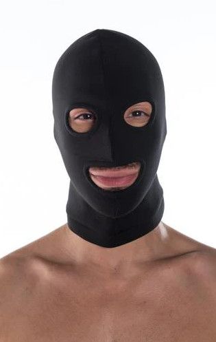 Full Kit Sport Scuba Open Eye and Mouth Hood Black One-Size