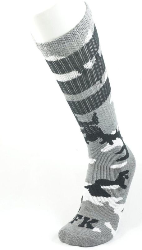 Full Kit Sport Half Calf Tube Sock Gray Camo One-Size