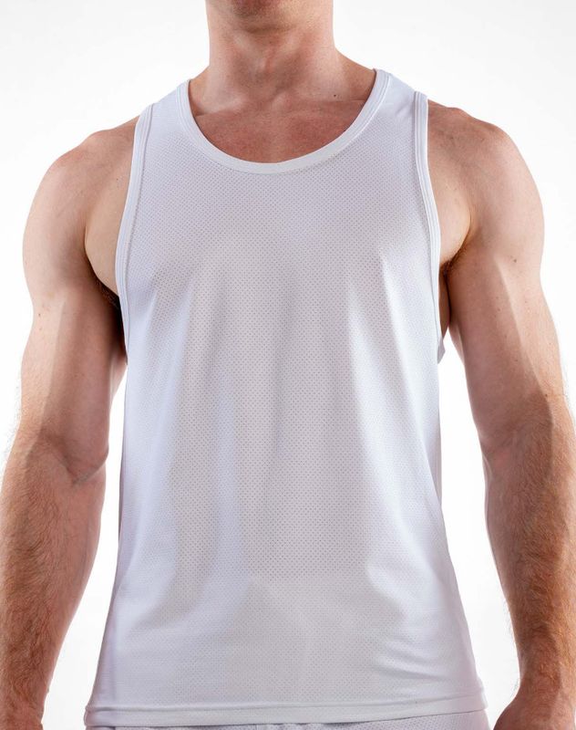 Full Kit Sport Race Point Tank Top Pure White Full Kit Sport Race Point Tank Top Pure White