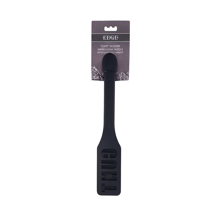 Edge CUNT Silicone Paddle Black