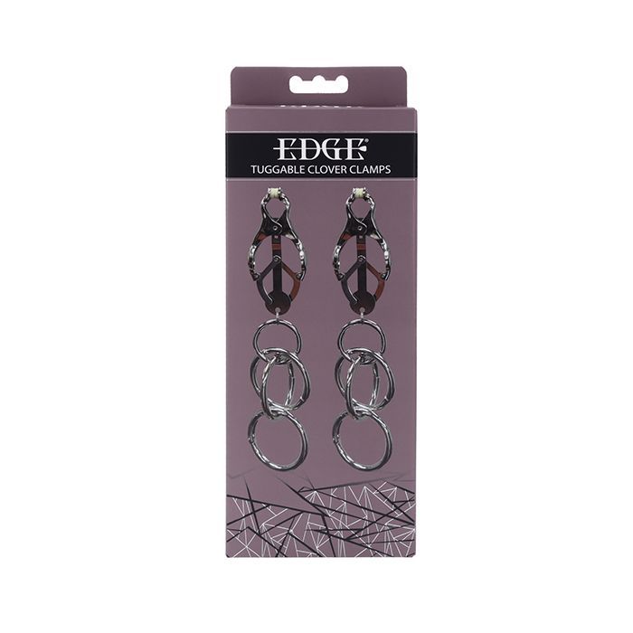 Edge Tuggable Clover Clamps - Silver