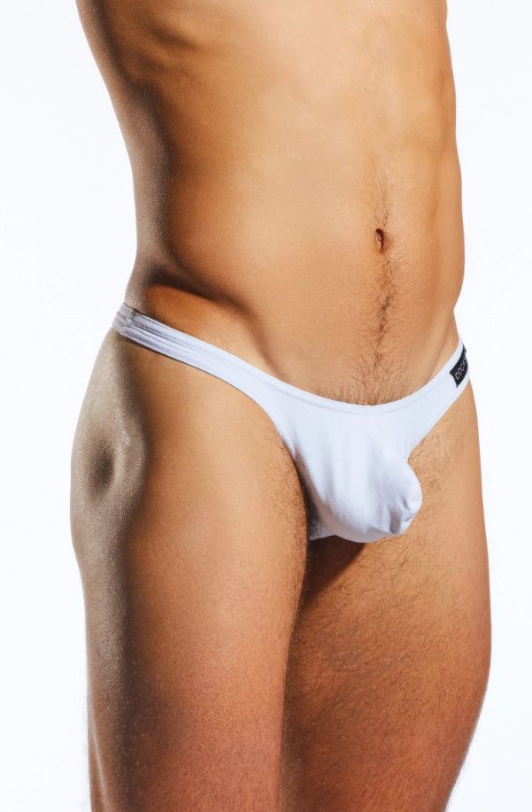 CockSox CX05 Thong Polo White CockSox CX05 Thong Polo White, Size: Small